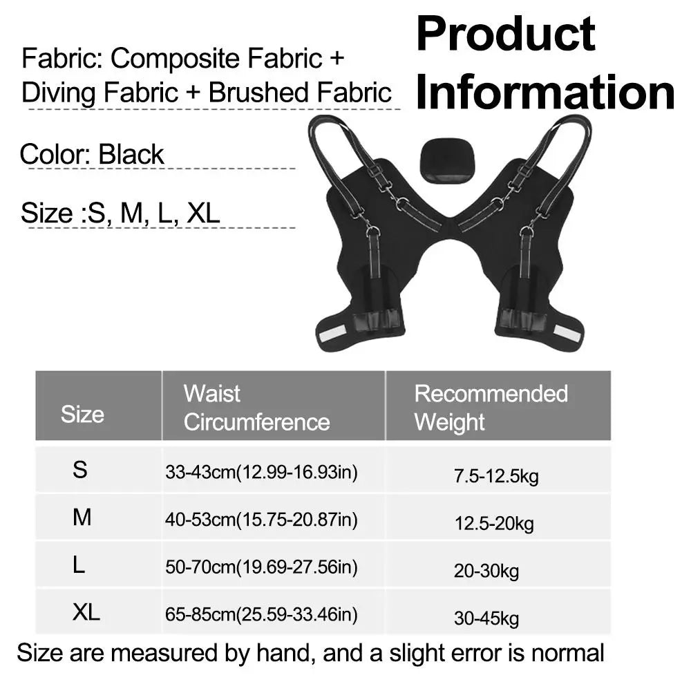Legs Hip Support Dog Lift Harness Adjustable Black Pet Aid Assist Tool Breathable Soft Padded Dog Rear Leg Support