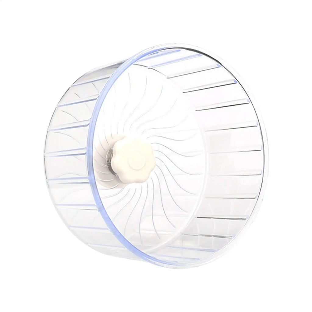 Hamster Running Sport Transparent Widened Running Wheel Support Toy Small Pet Roller Bearing Silent Running Wheel