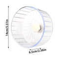 Hamster Running Sport Transparent Widened Running Wheel Support Toy Small Pet Roller Bearing Silent Running Wheel