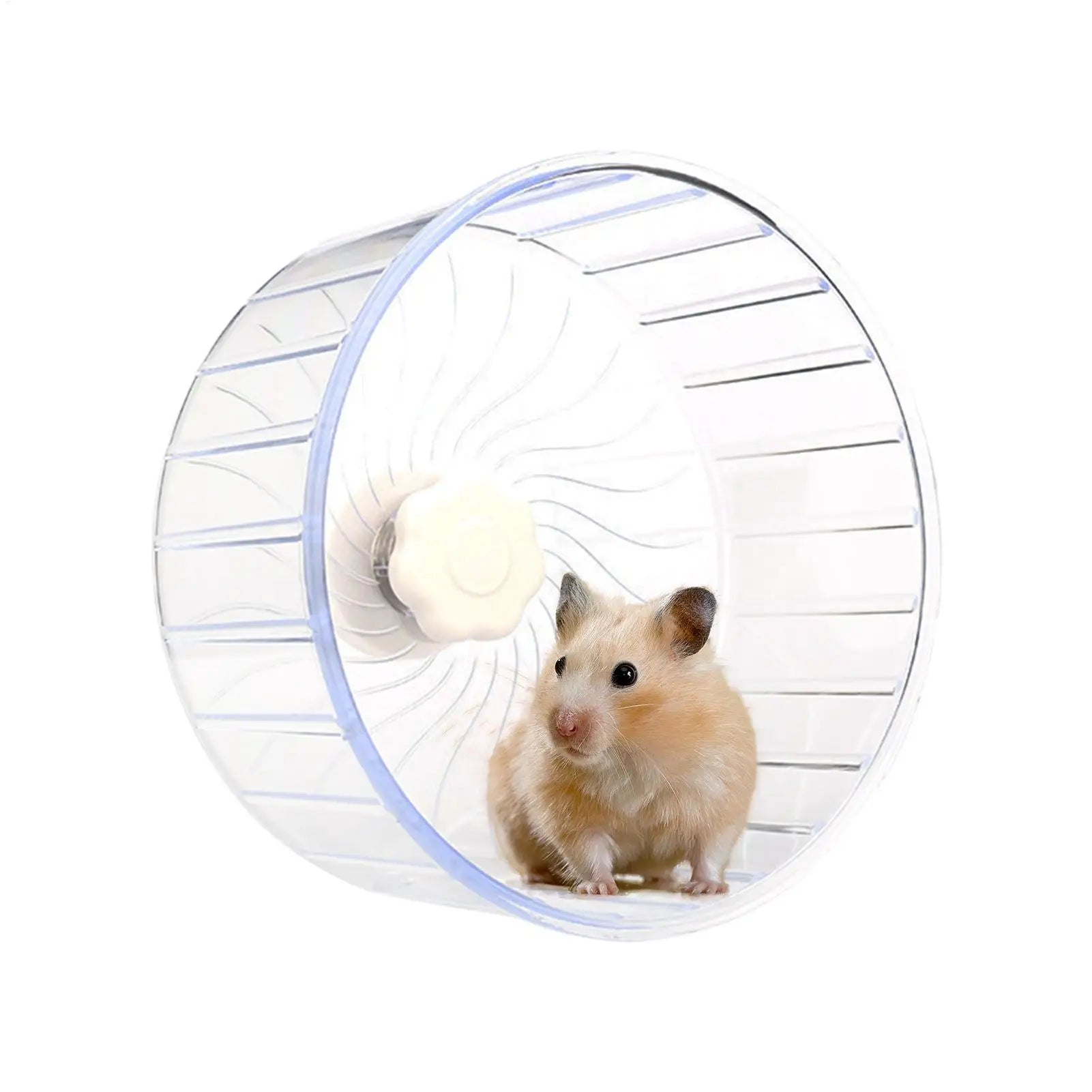 Hamster Running Sport Transparent Widened Running Wheel Support Toy Small Pet Roller Bearing Silent Running Wheel